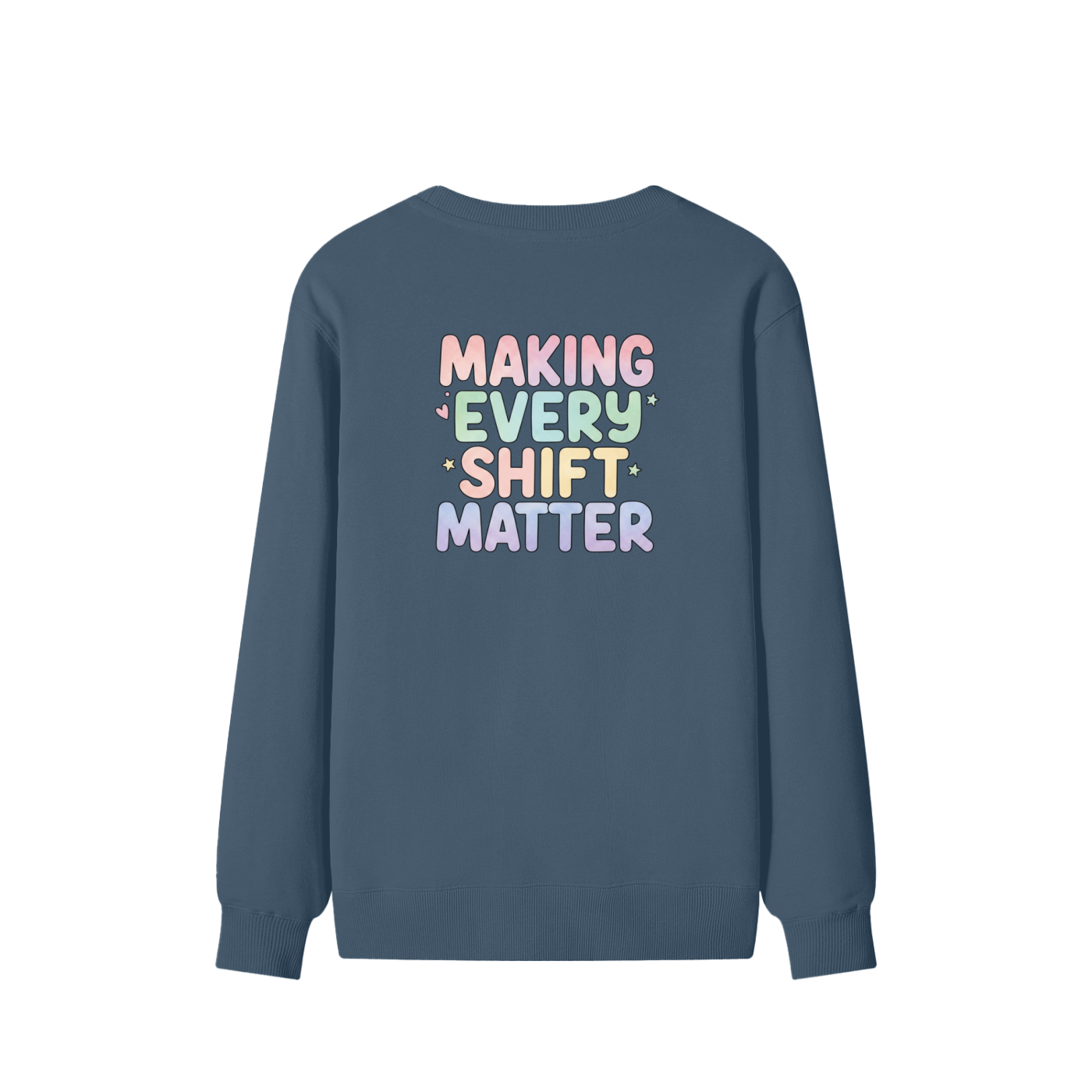 Shift Happens Co. Unisex Cotton Crewneck