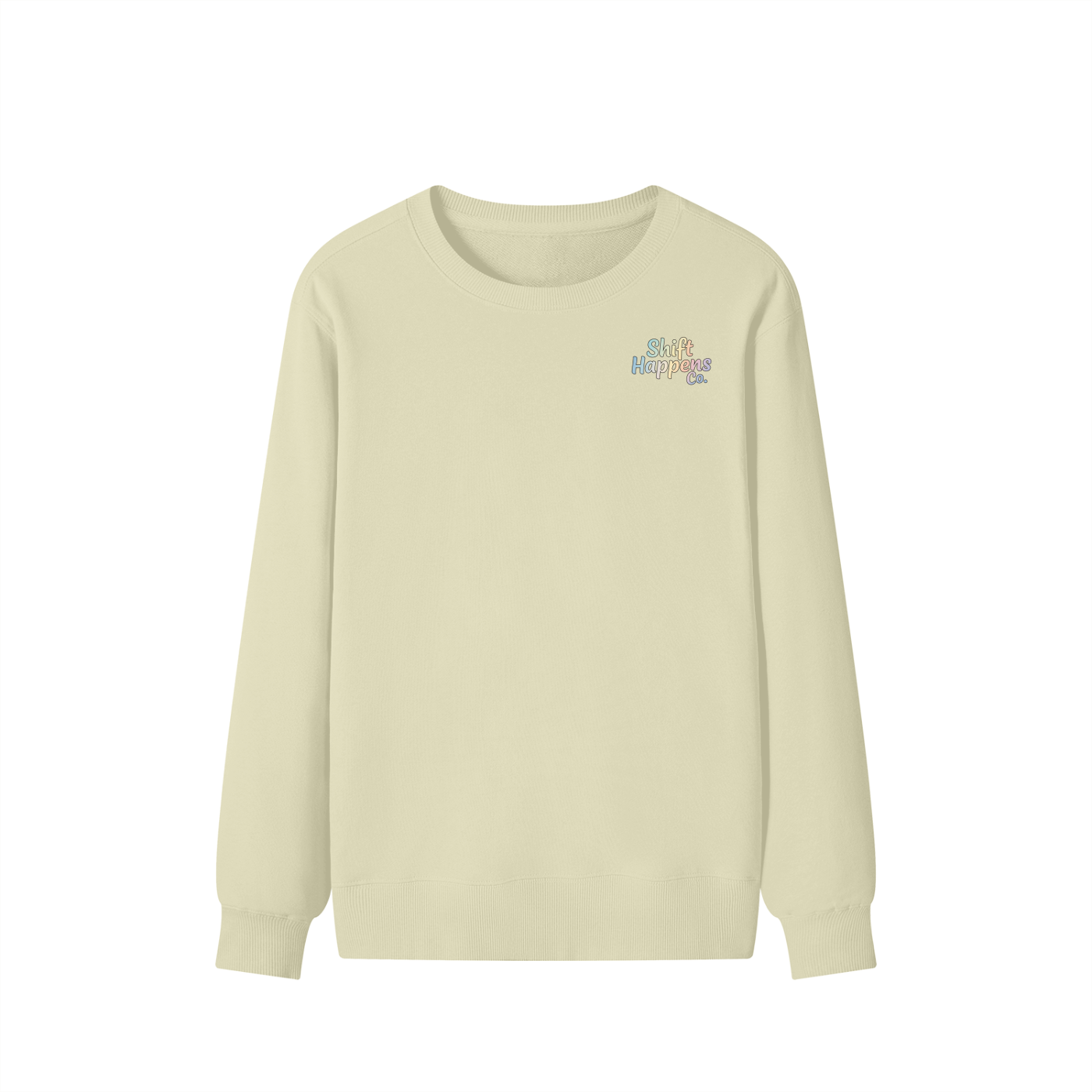 Shift Happens Co. Unisex Cotton Crewneck