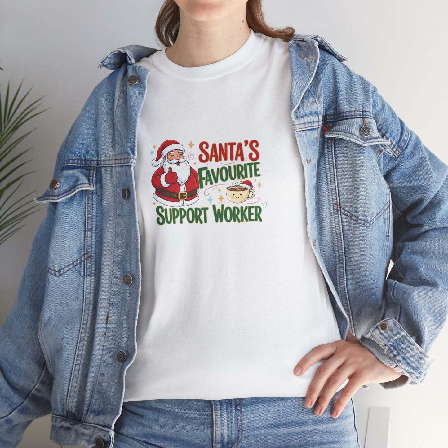 Santa’s Favourite Support Worker T-Shirt