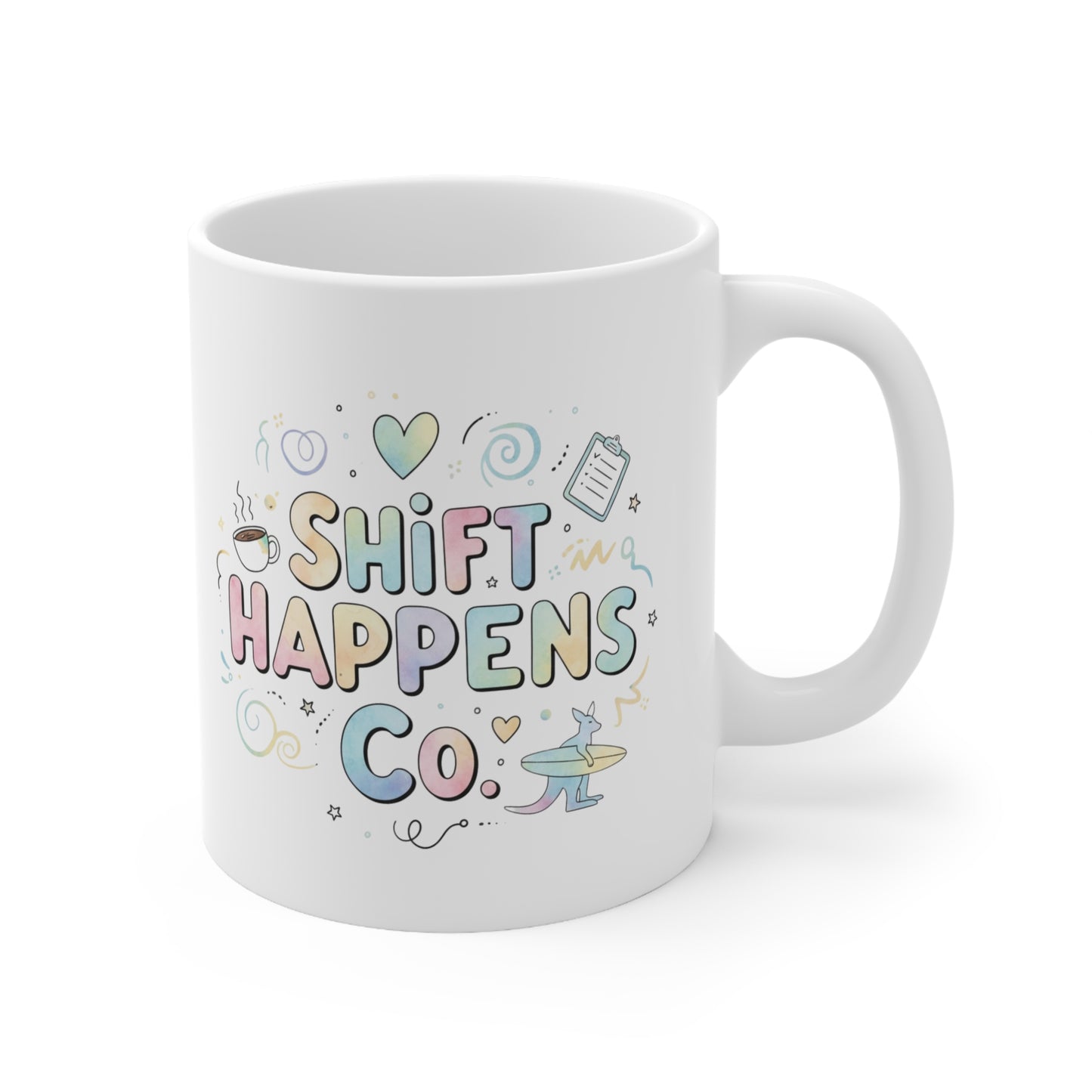 Shift Happens Co. Logo Mug