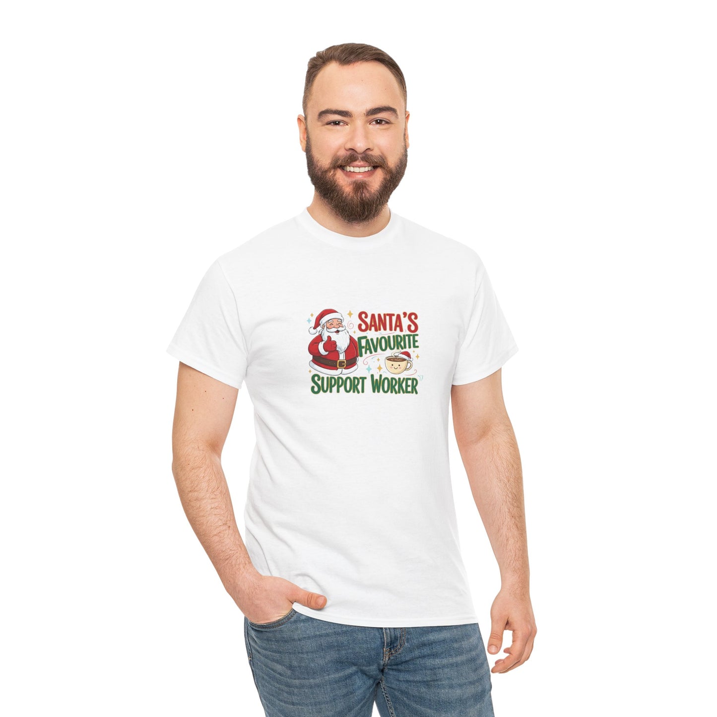Santa’s Favourite Support Worker T-Shirt