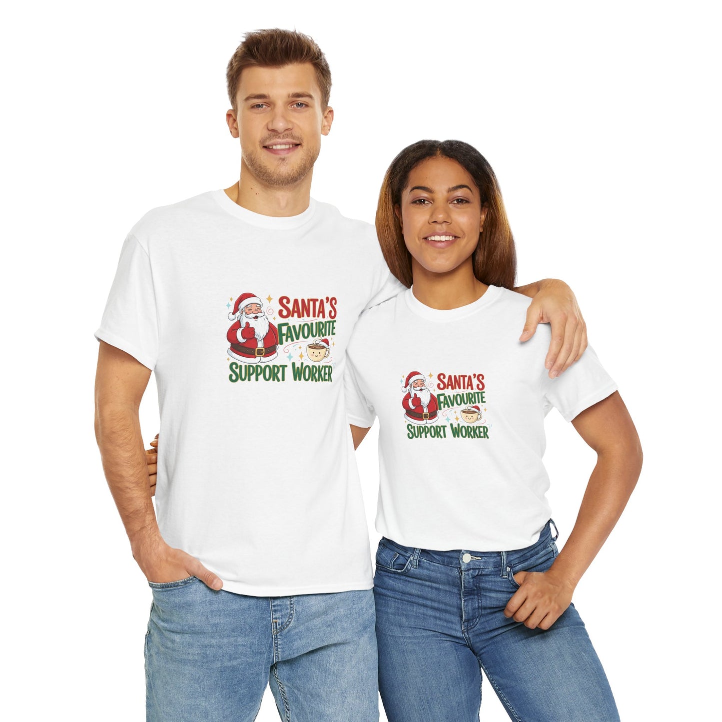 Santa’s Favourite Support Worker T-Shirt