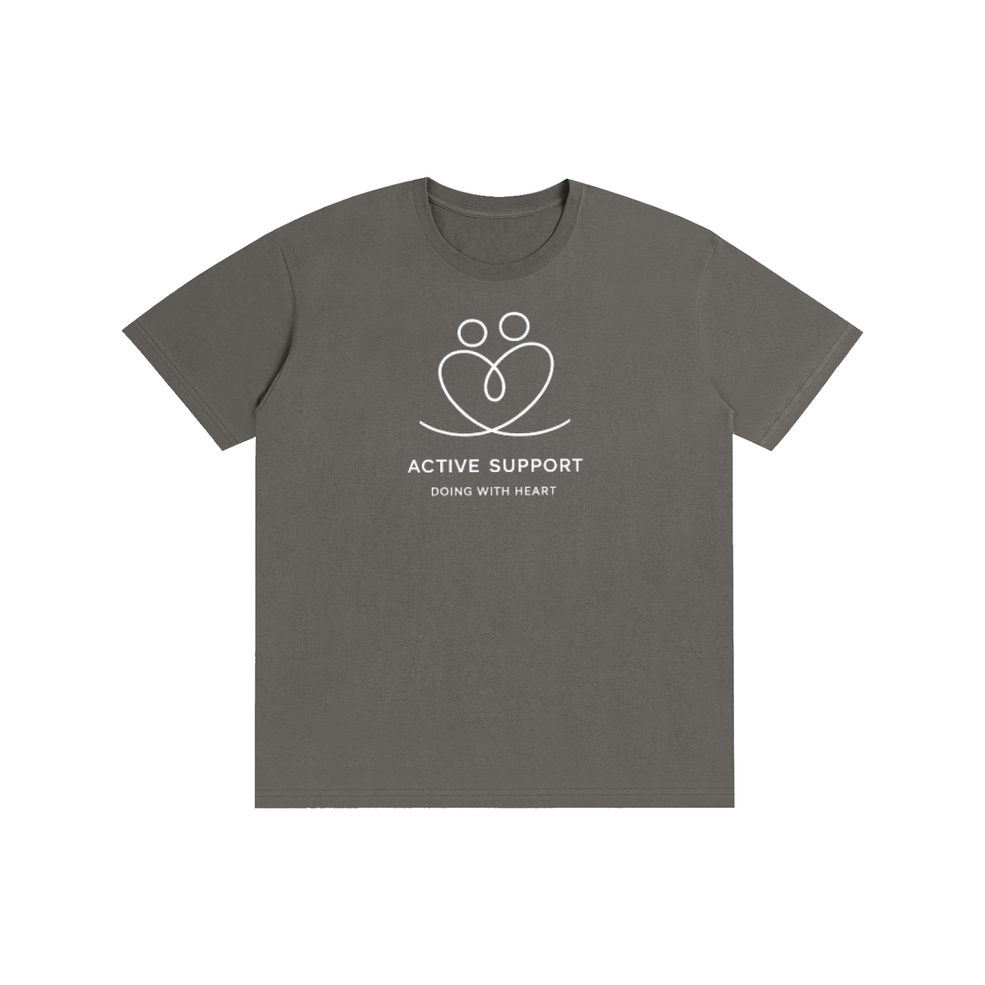 ACTIVE SUPPORT – “DOING WITH HEART” TEE