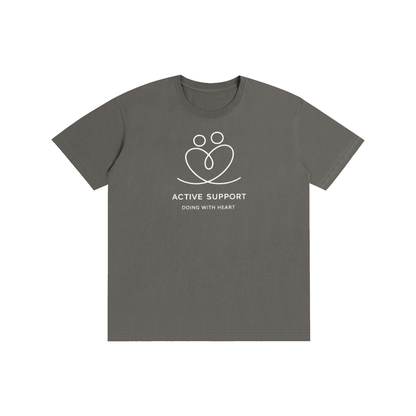 ACTIVE SUPPORT – “DOING WITH HEART” TEE