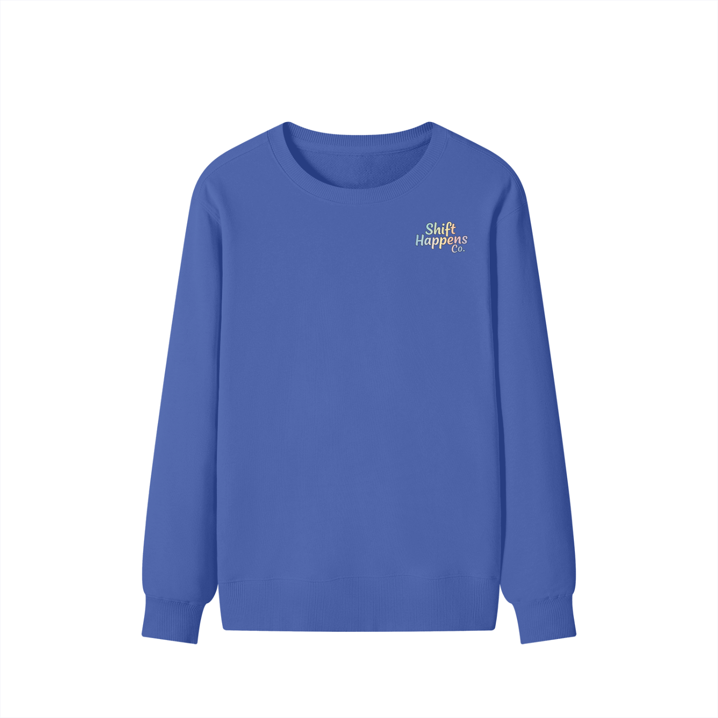 Shift Happens Co. Unisex Cotton Crewneck