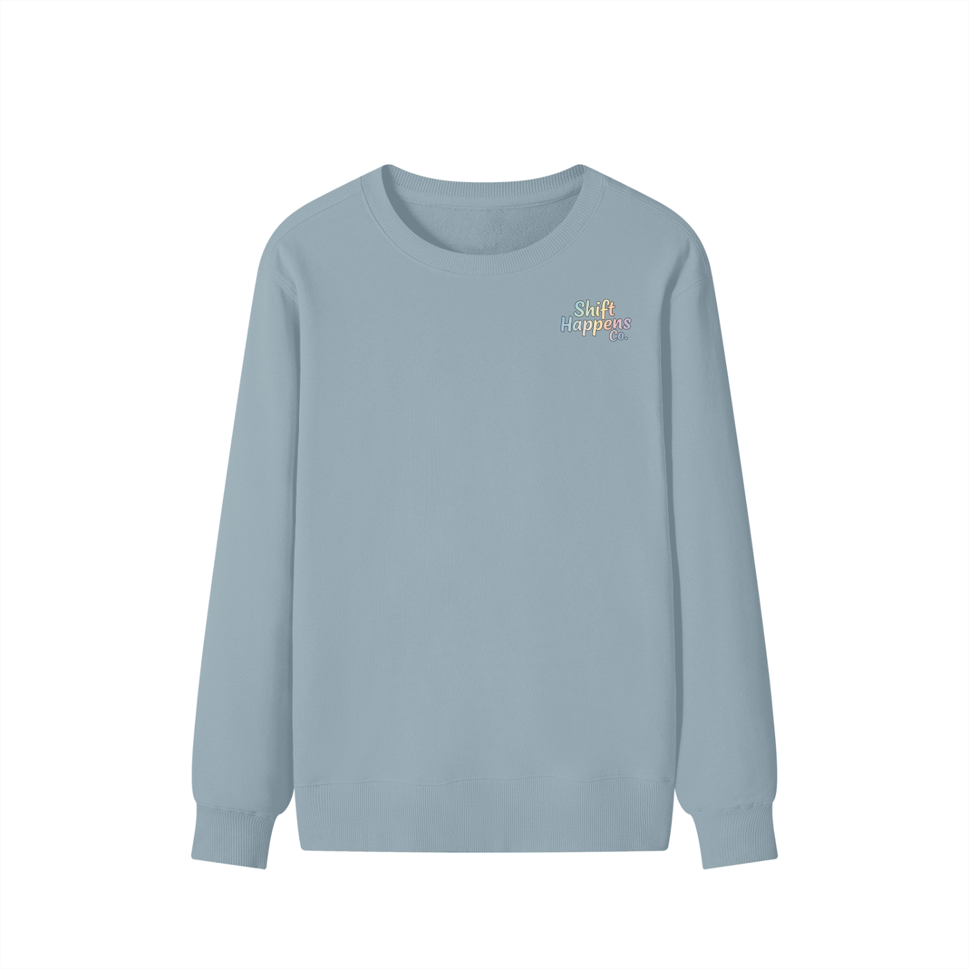 Shift Happens Co. Unisex Cotton Crewneck