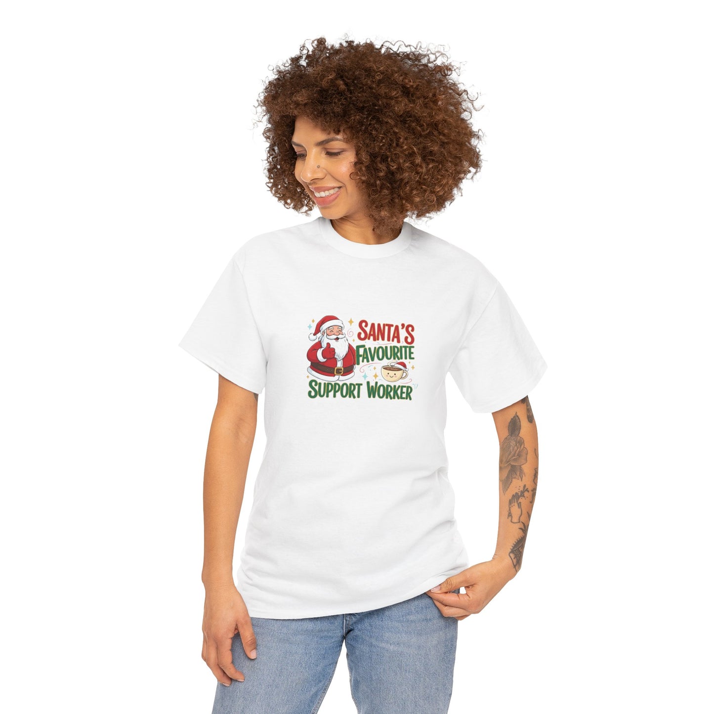 Santa’s Favourite Support Worker T-Shirt