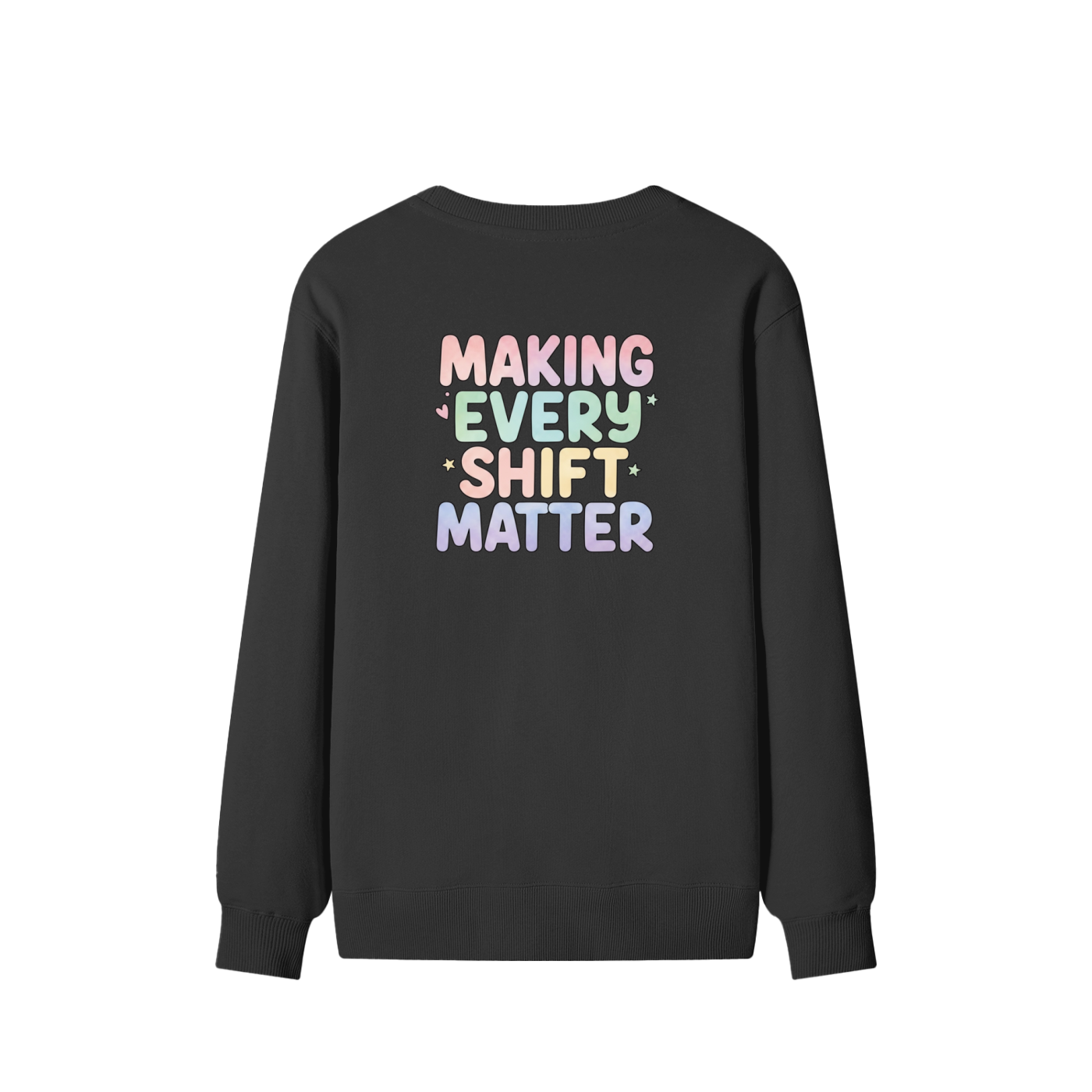 Shift Happens Co. Unisex Cotton Crewneck