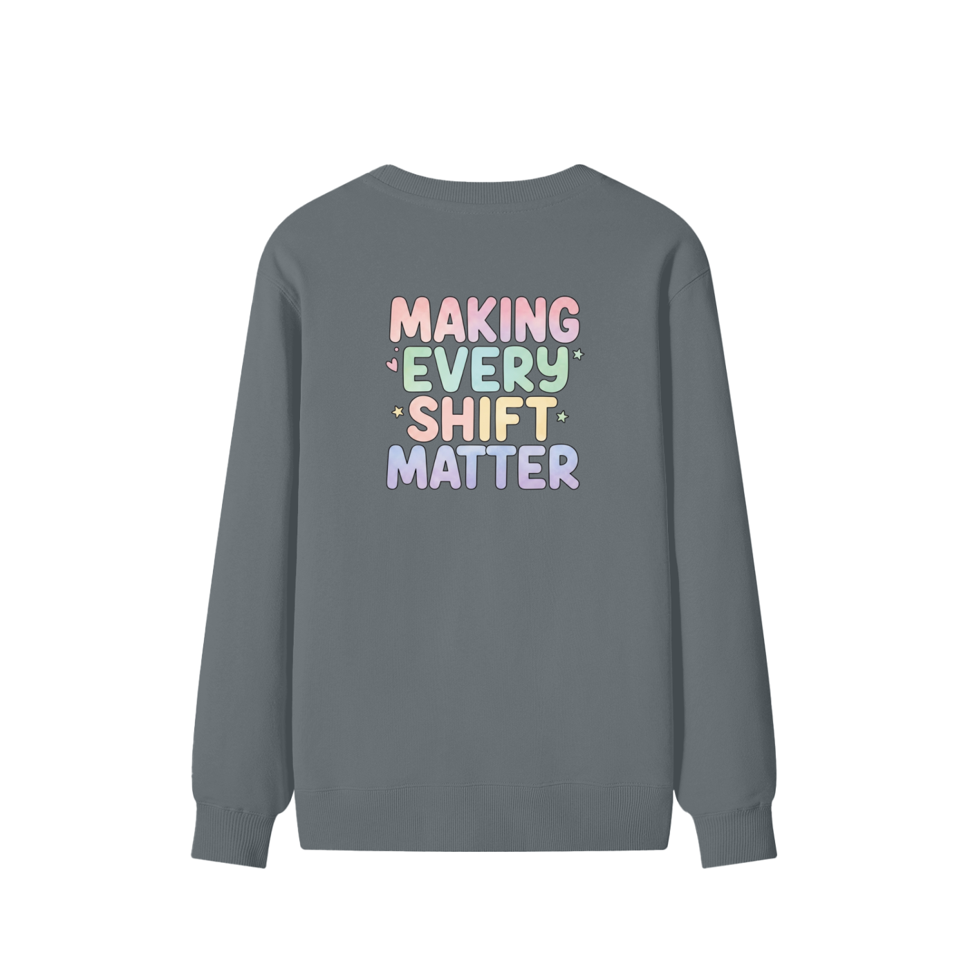 Shift Happens Co. Unisex Cotton Crewneck