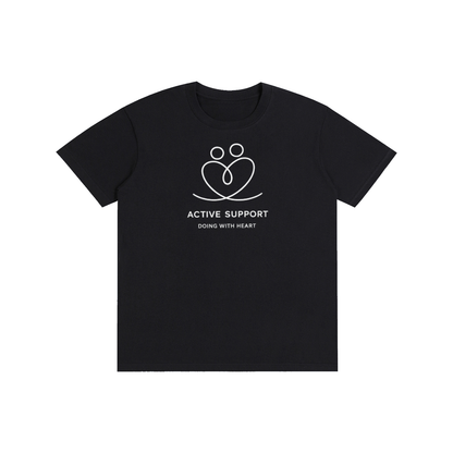 ACTIVE SUPPORT – “DOING WITH HEART” TEE
