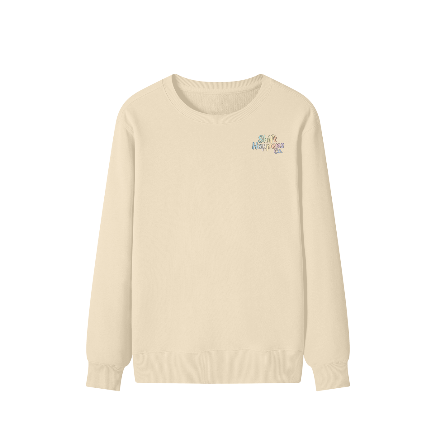 Shift Happens Co. Unisex Cotton Crewneck