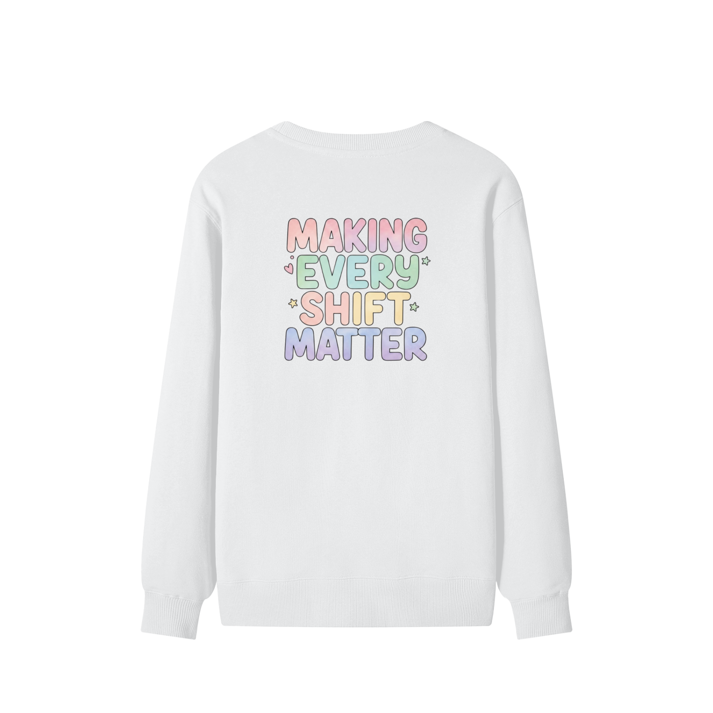 Shift Happens Co. Unisex Cotton Crewneck