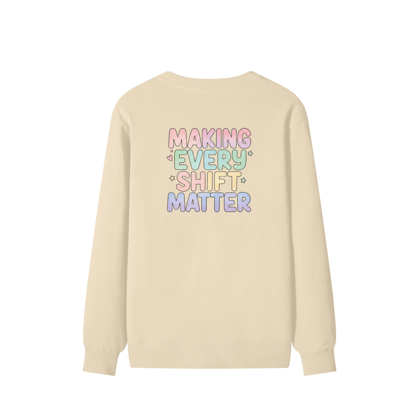 Shift Happens Co. Unisex Cotton Crewneck