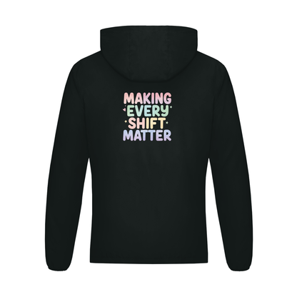 Making Every Shift Matter Windbreaker