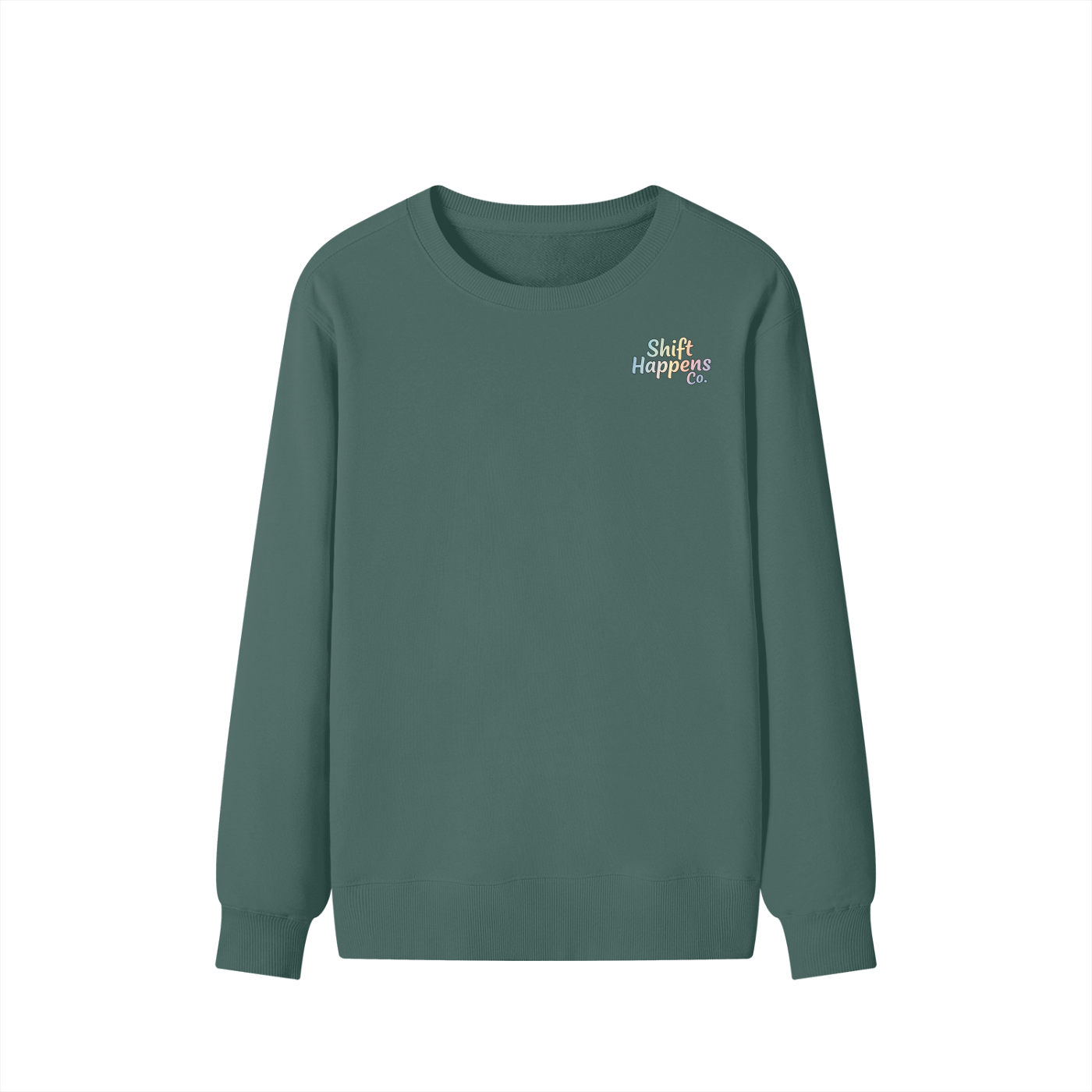 Shift Happens Co. Unisex Cotton Crewneck