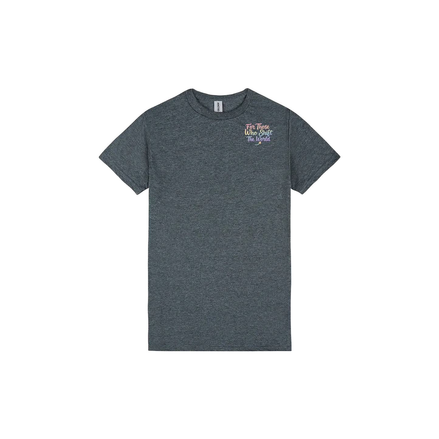 Dark Heather front flat lay