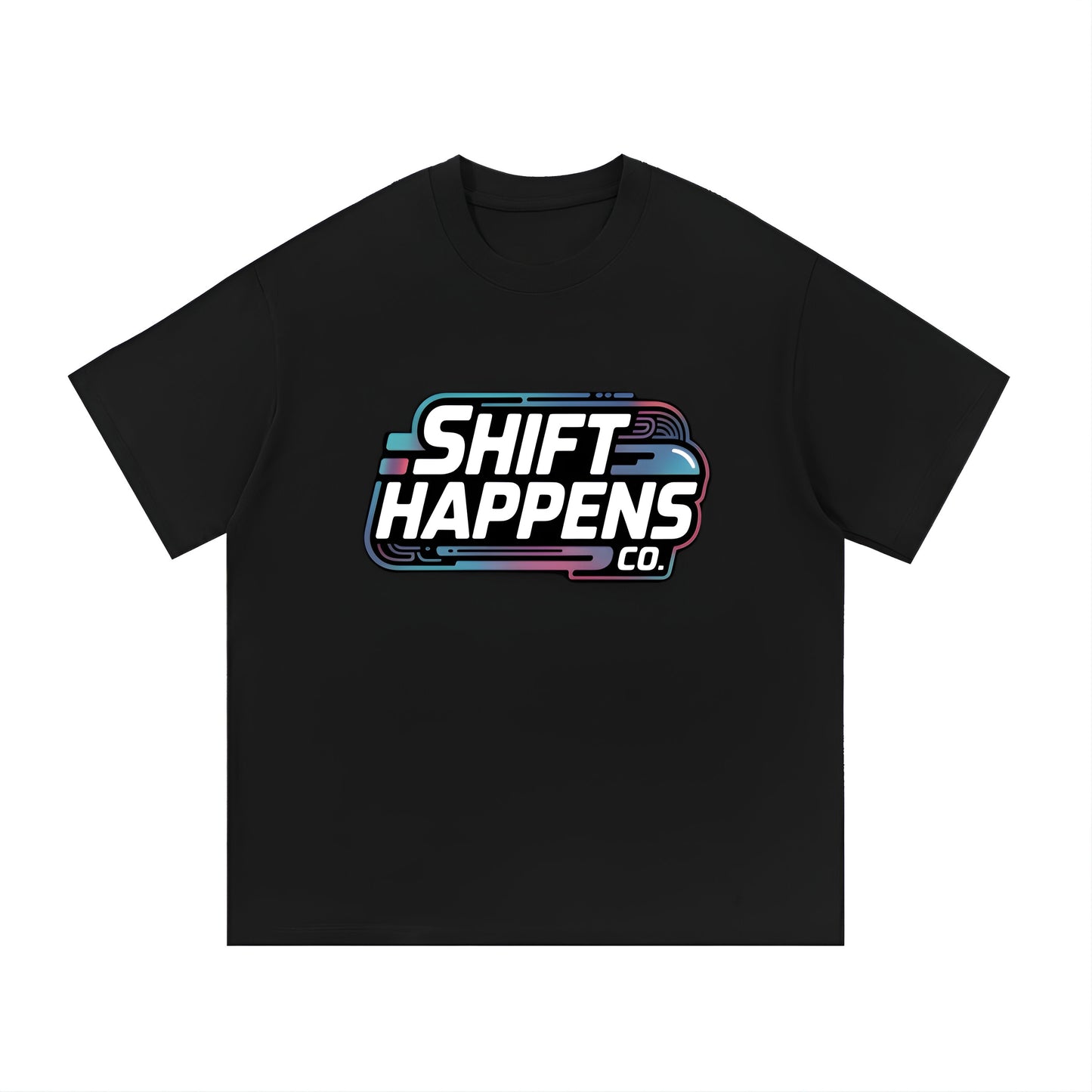 Shift Happens Co. Logo Tee – Unisex Support Worker T-Shirt