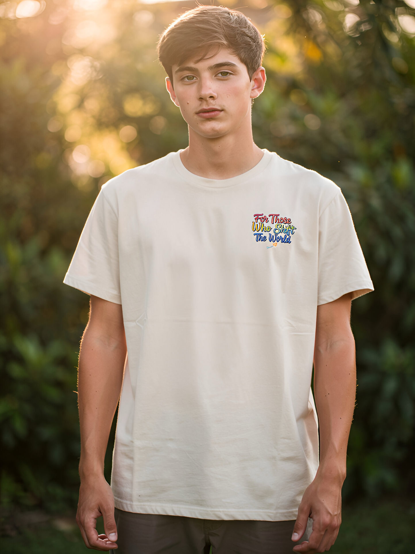 Shift Happens Co. Illustrated Logo Tee – Unisex Support Worker T-Shirt