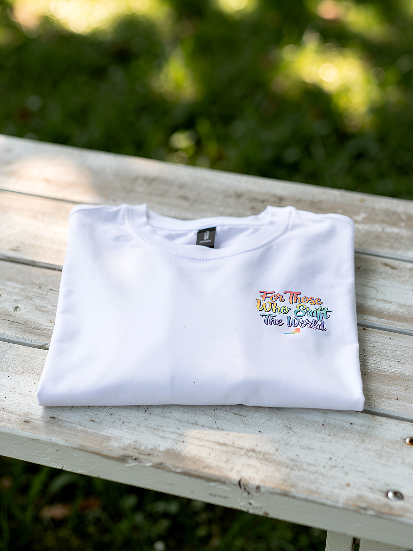 Shift Happens Co. Illustrated Logo Tee – Unisex Support Worker T-Shirt