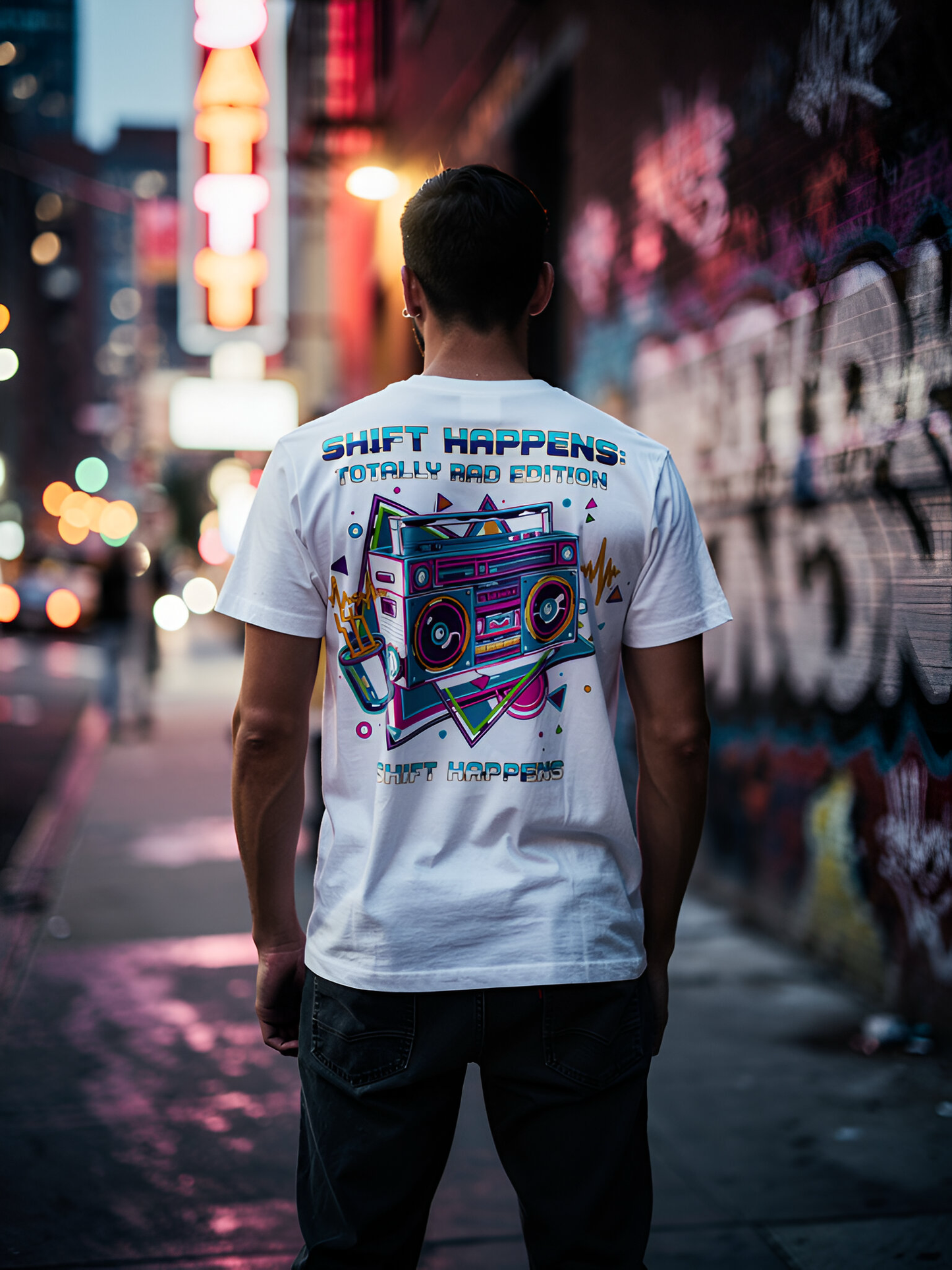 Shift Happens: Totally Rad Edition Tee – Shift Rewind Collection