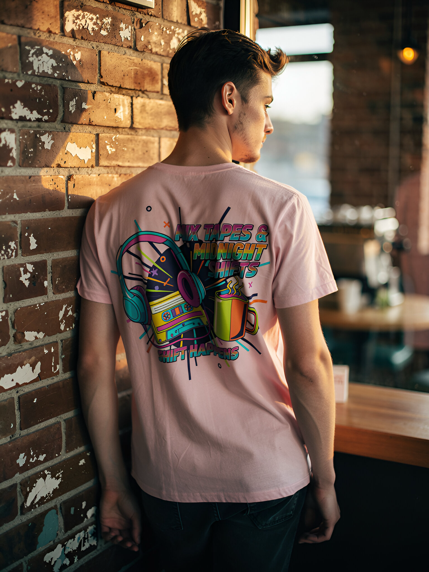 Mix Tapes & Midnight Shifts Tee – Shift Rewind Collection