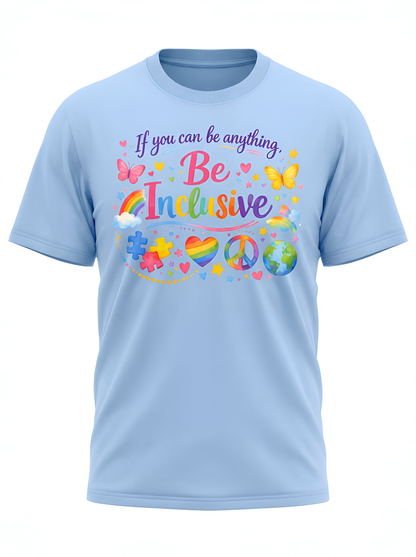 Be Inclusive Tee – Colourful Inclusion Shirt