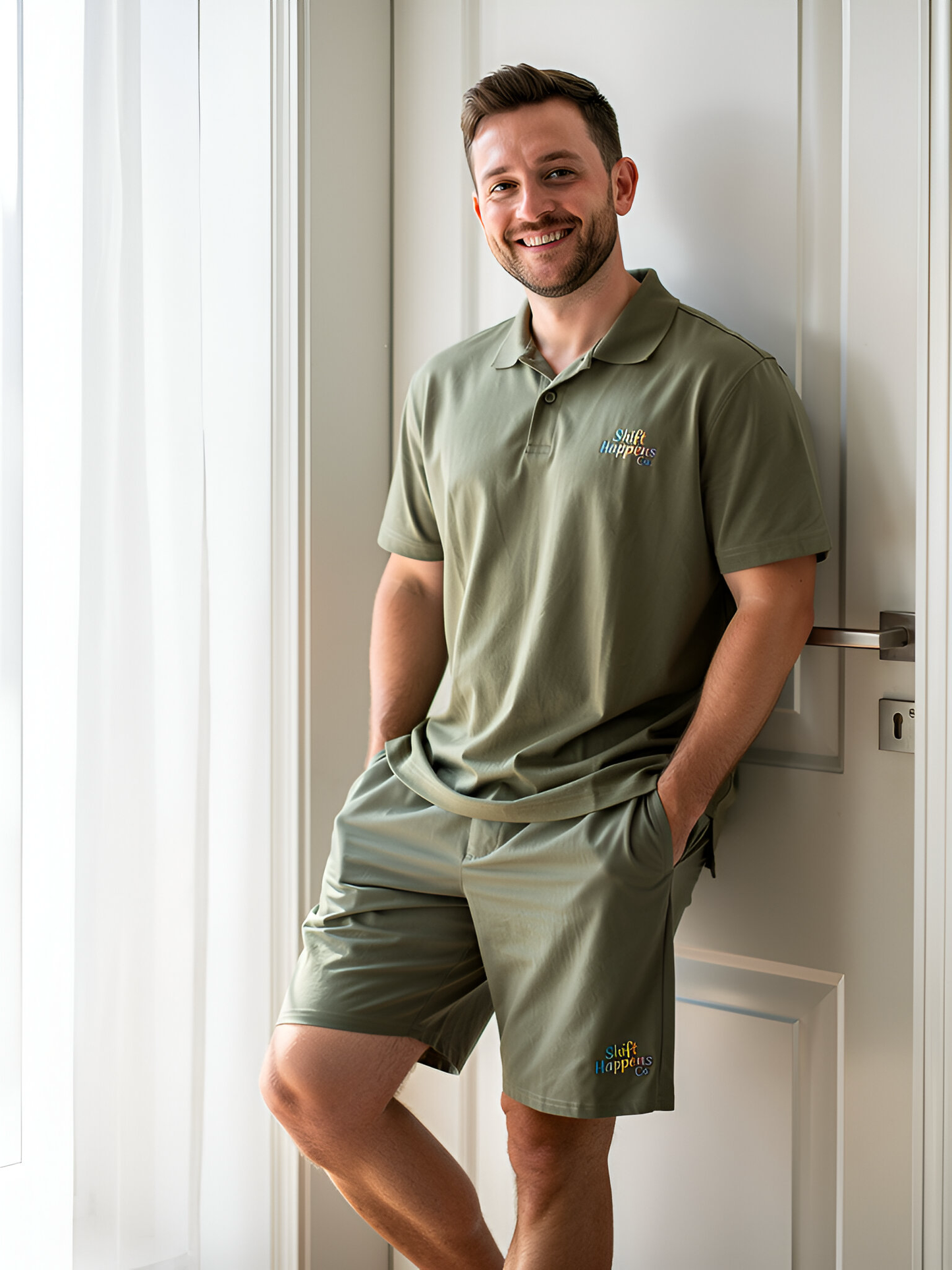 Shift Happens Co. Unisex Cotton Lounge Shorts