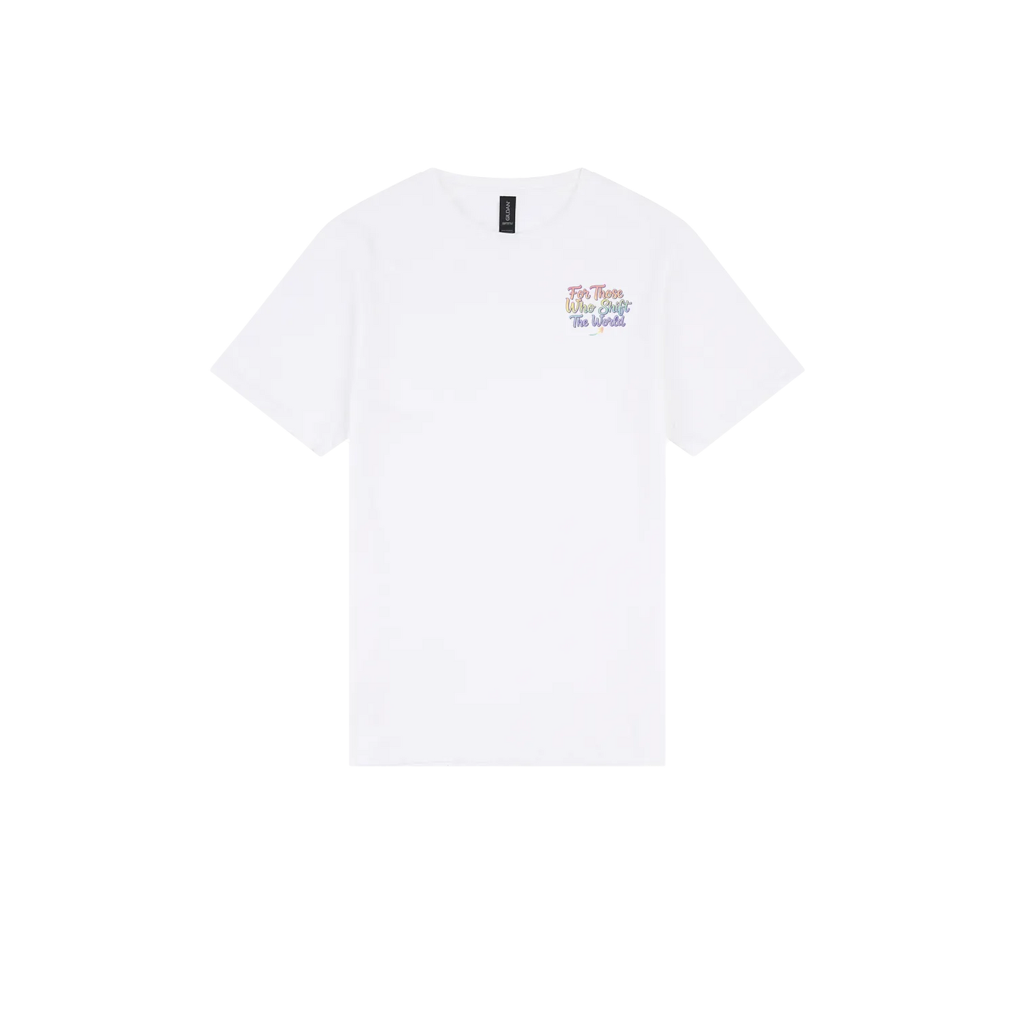 White front flat lay