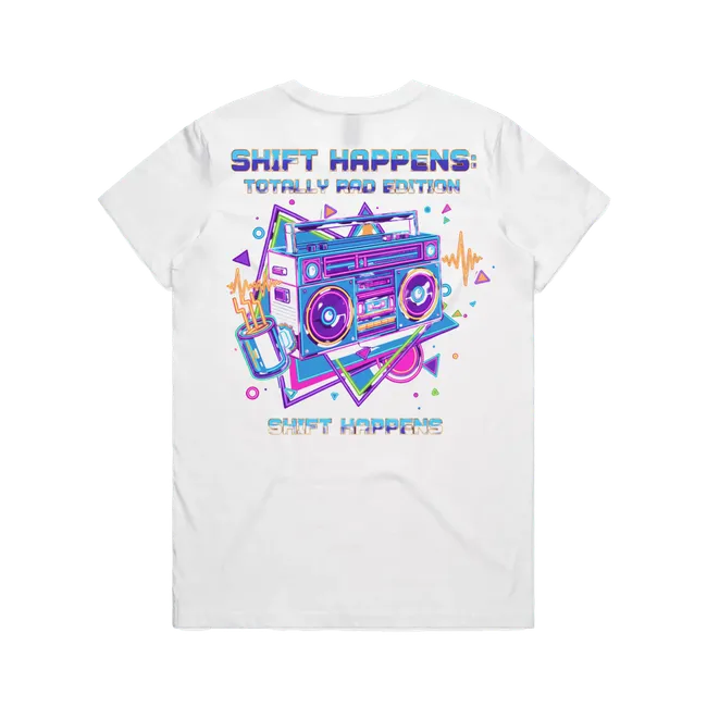 Shift Happens: Totally Rad Edition Tee – Shift Rewind Collection