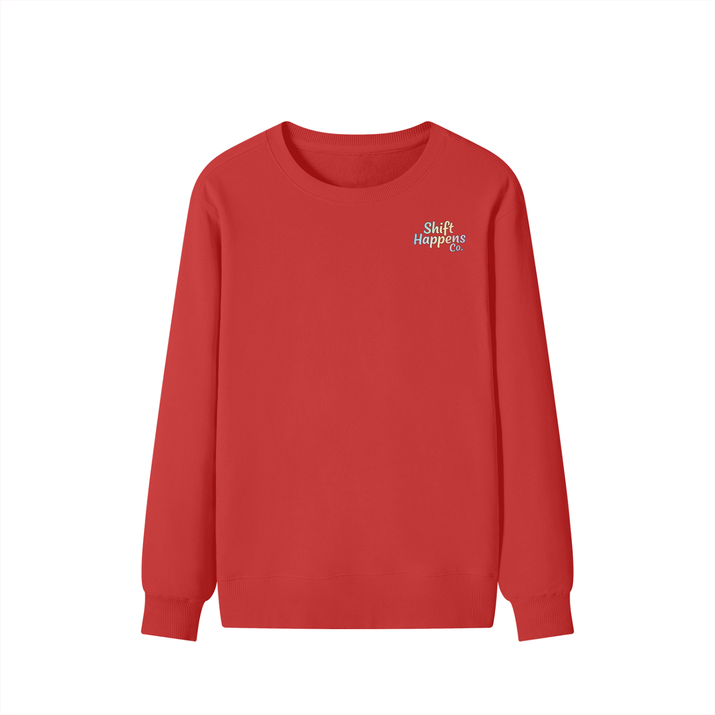 Shift Happens Co. Unisex Cotton Crewneck