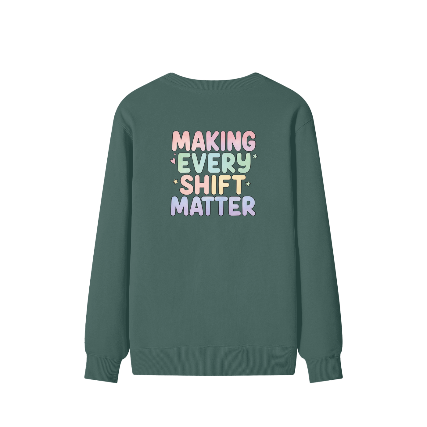 Shift Happens Co. Unisex Cotton Crewneck