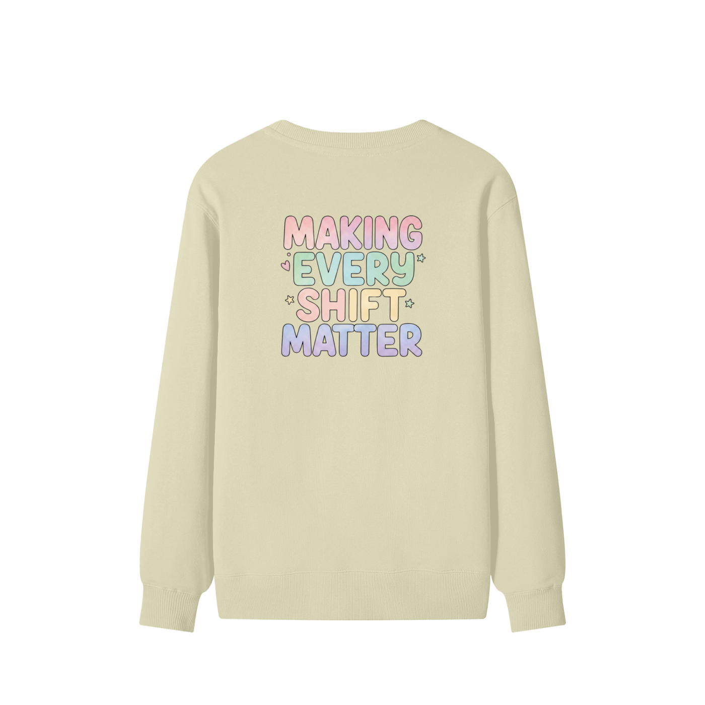 Shift Happens Co. Unisex Cotton Crewneck