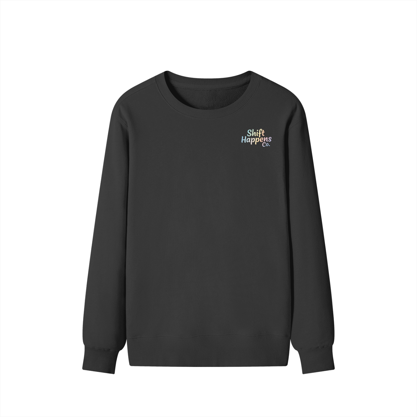 Shift Happens Co. Unisex Cotton Crewneck