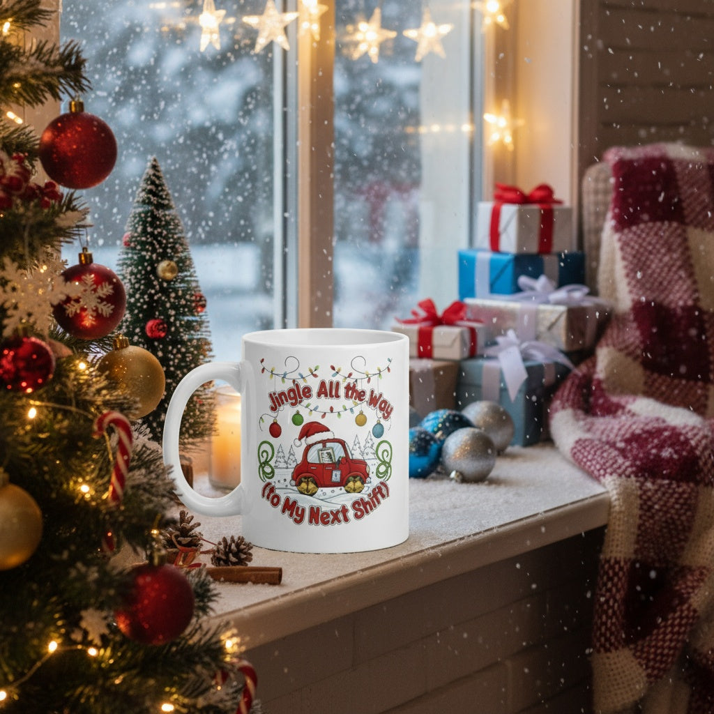 Jingle All the Way (to My Next Shift) Mug