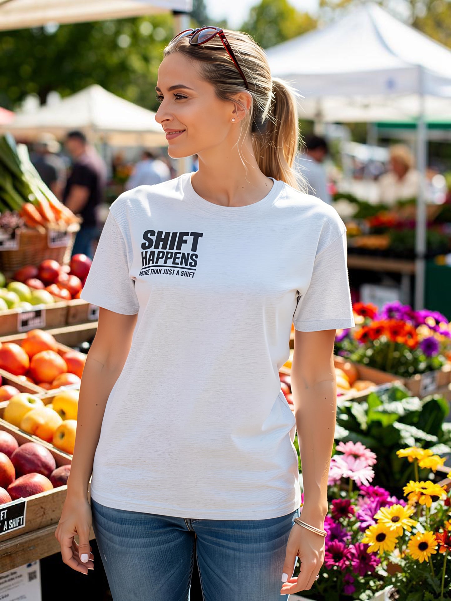 SHIFT HAPPENS Tee — More Than Just a Shift